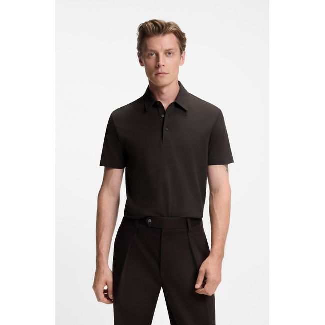 Polo BECKHAM X BOSS Em Algodão E Seda