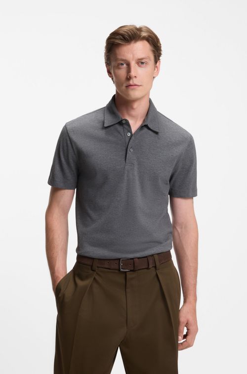 Polo BECKHAM X BOSS Em Algodão E Seda