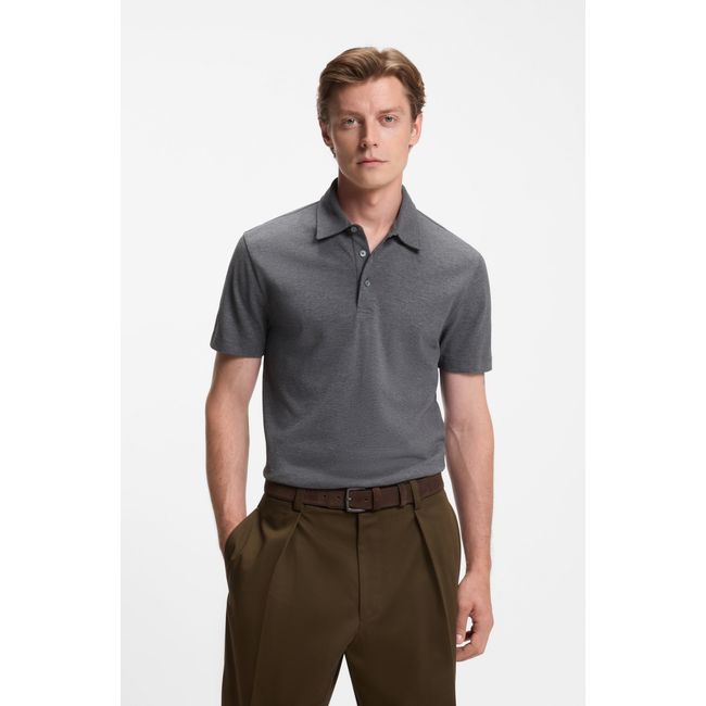 Polo BECKHAM X BOSS Em Algodão E Seda