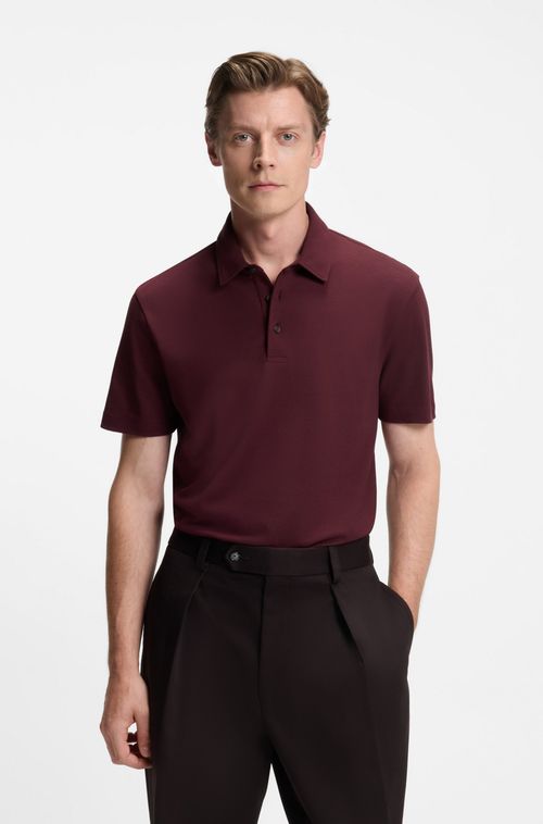 Polo Beckham X Boss Em Algodão E Seda