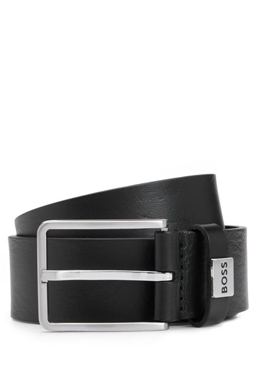 Cinto De Couro Italiano Com Presilha Com Logo