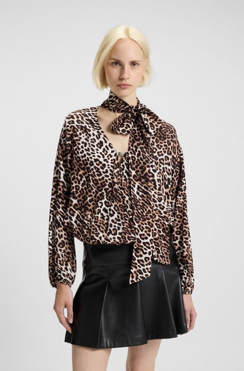 Blusa De Ajuste Oversized Com Estampado
