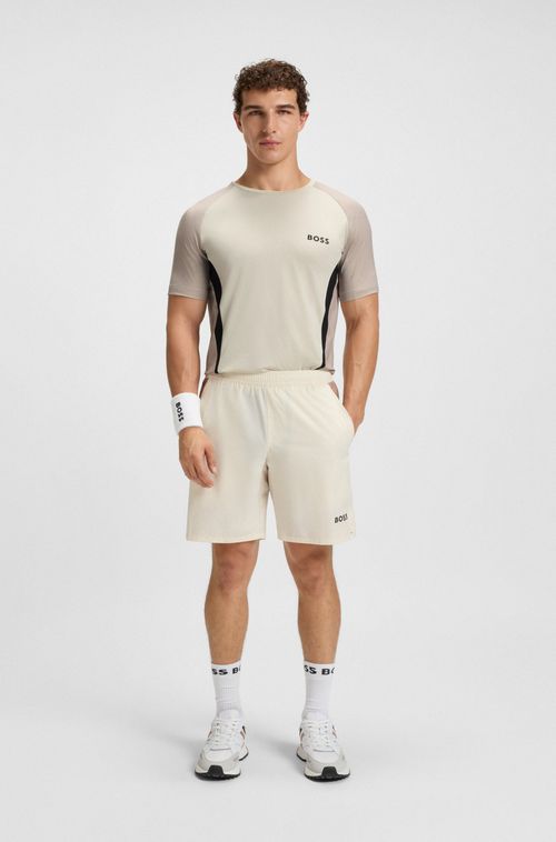 Camiseta De Ajuste Slim Em Jersey De Malha