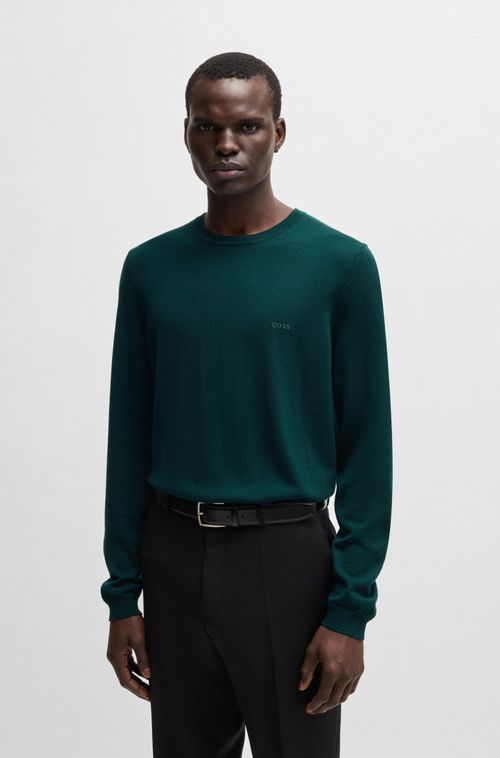 Suéter Regular-Fit Em Lã Merino Extra Fina
