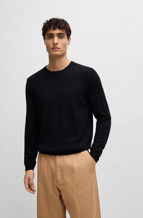 Suéter Regular-Fit Em Lã Merino Extra Fina