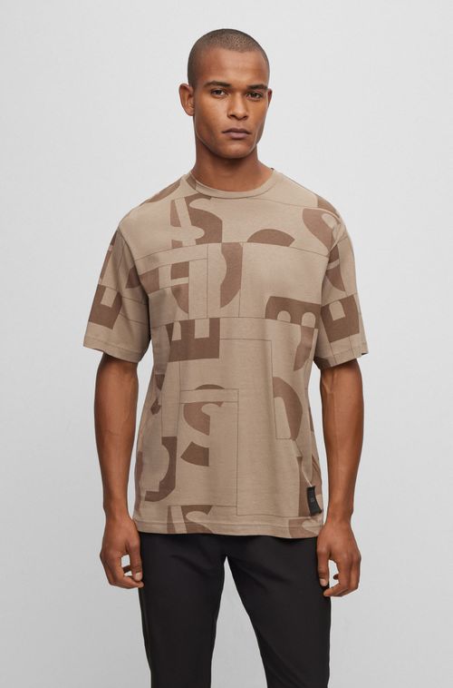 Camiseta Relaxed-Fit Com Estampa Do Logo