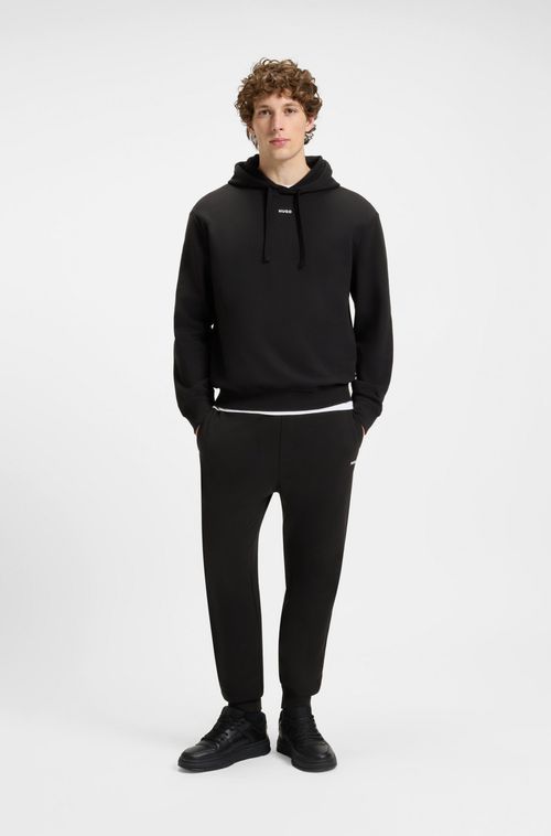 Conjunto De Moletom Em Terry De Algodão Com Marca De Contraste