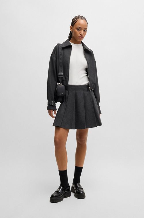 Camiseta De Ajuste Slim Com Estrutura Irregular