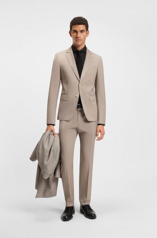 Camisa Slim Fit Em Algodão Italiano Estruturado