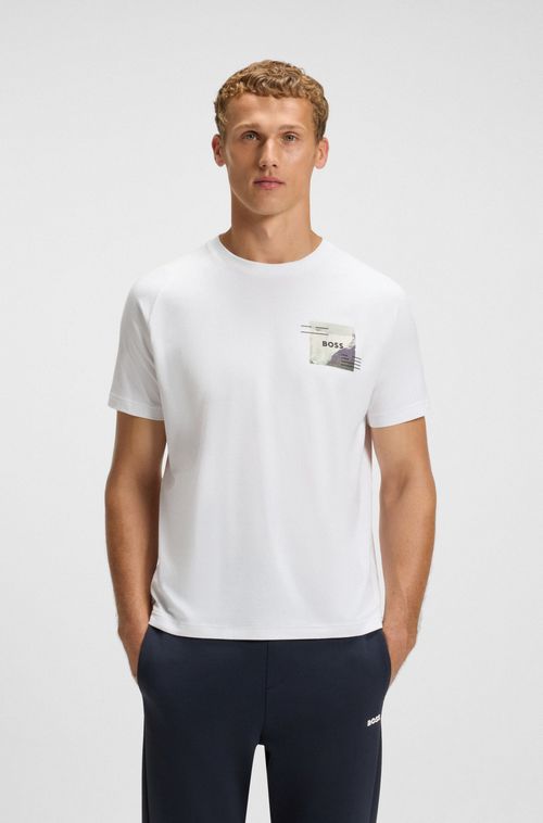 Camiseta De Ajuste Descontraído Com Detalhes Refletores Decorativos