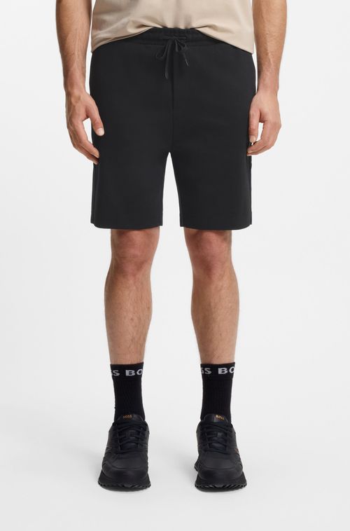 Shorts Em Algodão Com Monograma Double B