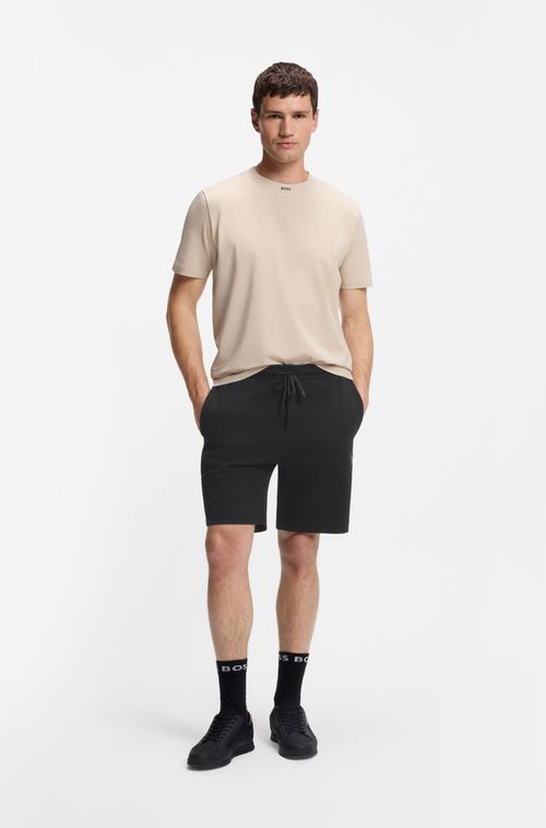 Shorts Em Algodão Com Monograma Double B