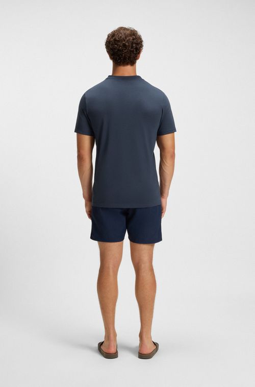 Camiseta Em Jersey De Algodão Com Proteção Uv