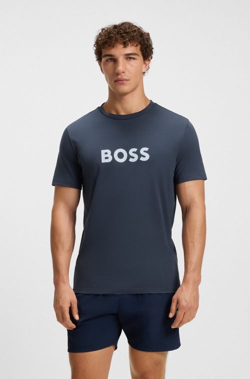 Camiseta Em Jersey De Algodão Com Proteção Uv