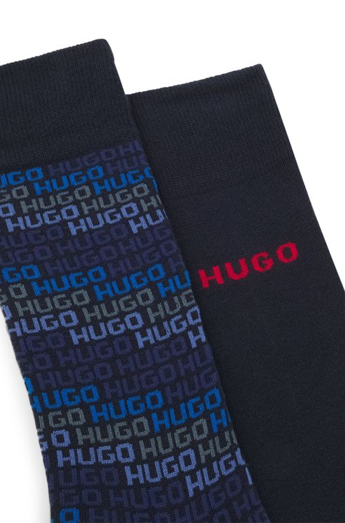 Pack De Dois Pares De Meias Com Detalhes De Logo