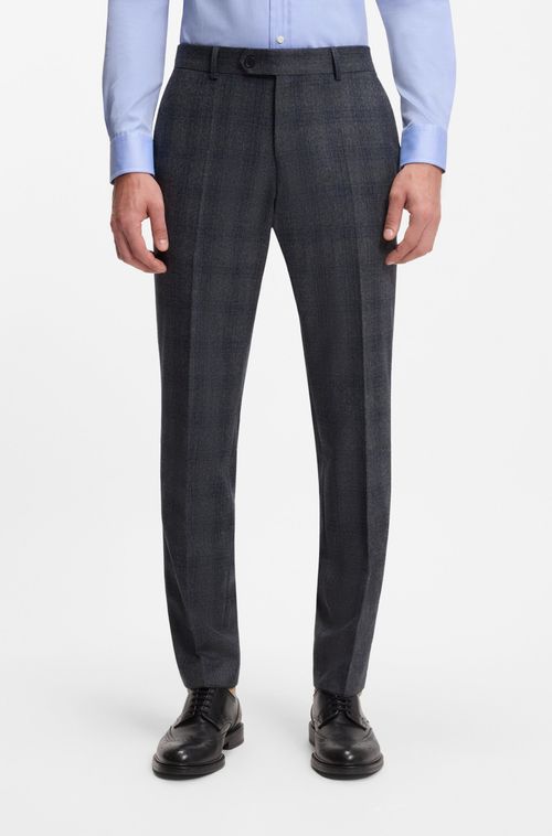 Calças BECKHAM X BOSS De Ajuste Slim Em Lã Virgem