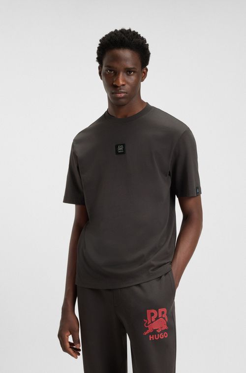 Camiseta HUGO X Racing Bulls Com Logo Central