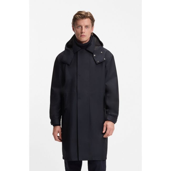 Jaqueta BECKHAM X BOSS Com Capuz Repelente À Água