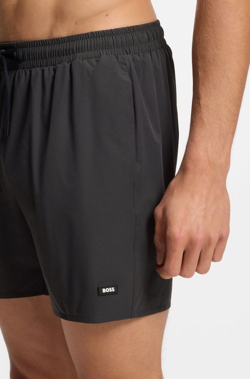 Shorts De Banho Com Emblema Com Logo Em Borracha