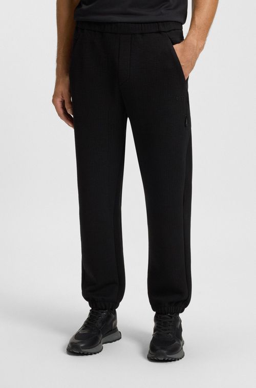 Calça De Treino De Corte Relaxado Em Jacquard Acolchoado