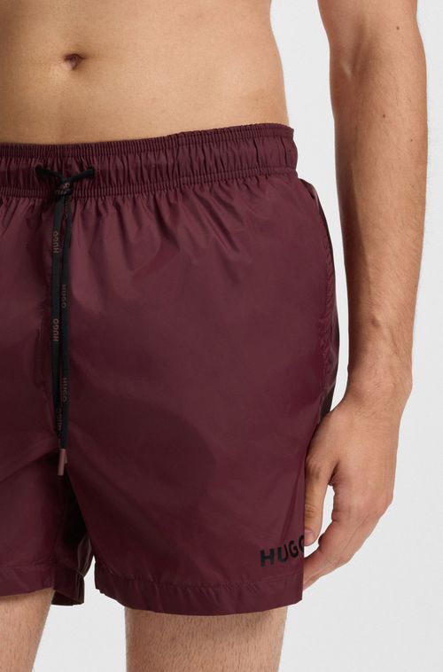Shorts De Banho Totalmente Forrados Com Logo