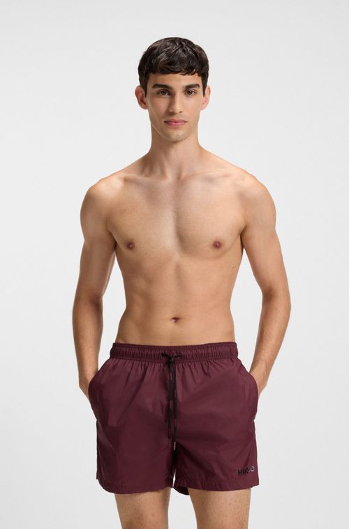 Shorts De Banho Totalmente Forrados Com Logo