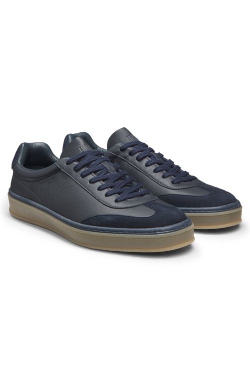 Tênis Beckham X Boss Em Couro Granulado