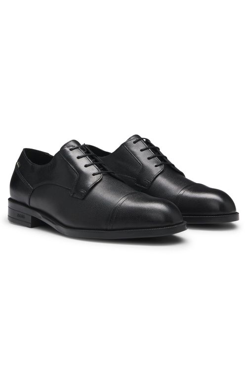 Sapatos Derby Em Couro