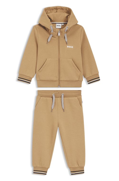 Conjunto Infantil Em Mistura De Algodão Com Detalhes De Logo