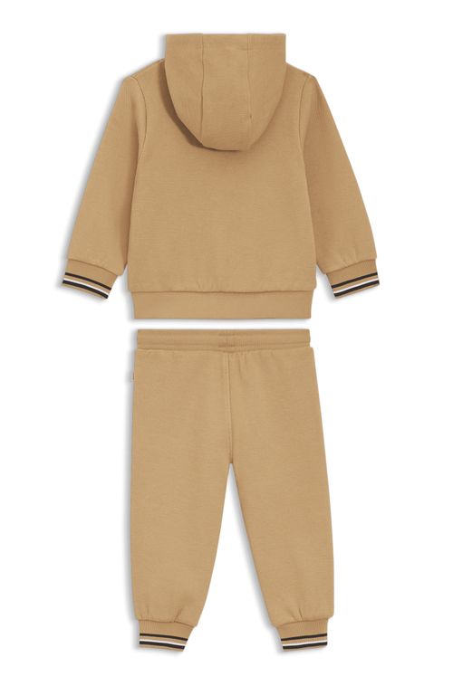 Conjunto Infantil Em Mistura De Algodão Com Detalhes De Logo