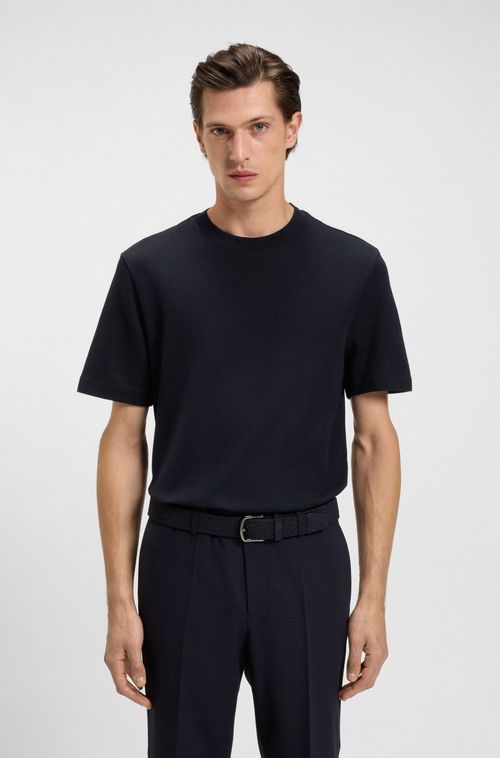 Camiseta Estruturada De Algodão