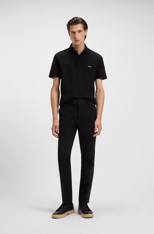 Polo BOSS X Aston Martin Em Algodão E Seda