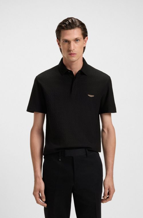 Polo BOSS X Aston Martin Em Algodão E Seda