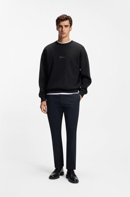 Calças Cargo De Ajuste Slim Em Algodão Elástico