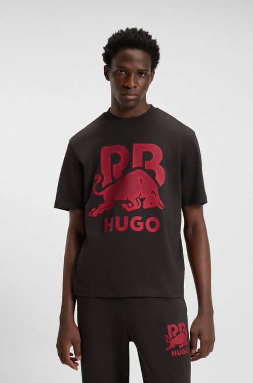 Camiseta HUGO X Racing Bulls Com Estampa