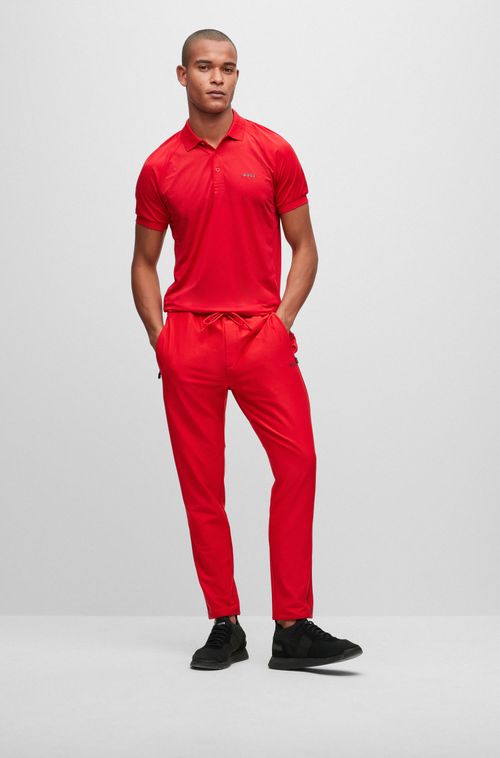 Polo De Ajuste Fino Com Padrão Refletivo Decorativo