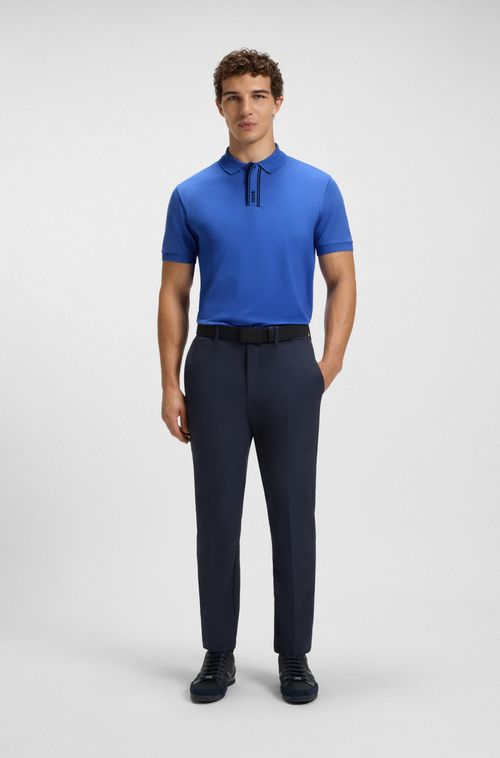 Polo Paddy Com Carcela Listrada E Logo