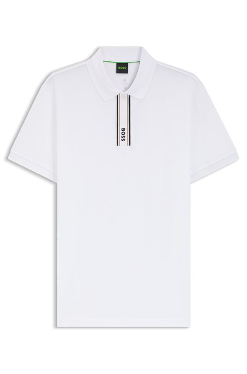 Polo Paddy Com Carcela Listrada E Logo