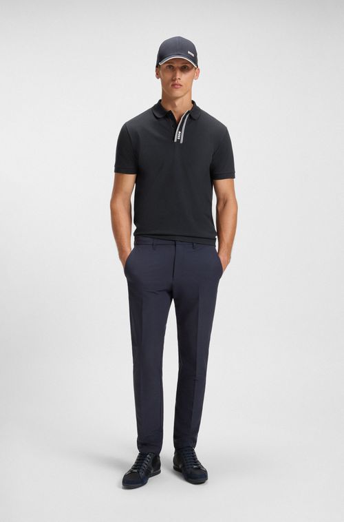 Polo Paddy Com Carcela Listrada E Logo