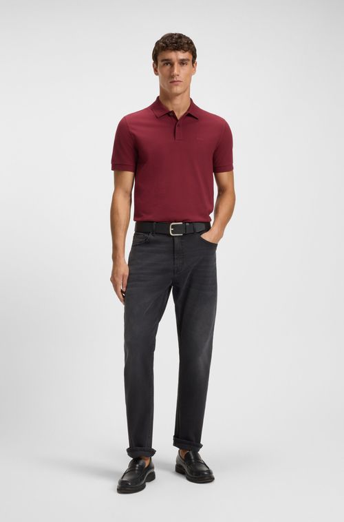 Polo Pallas Em Algodão Piqué Com Detalhes De Logo