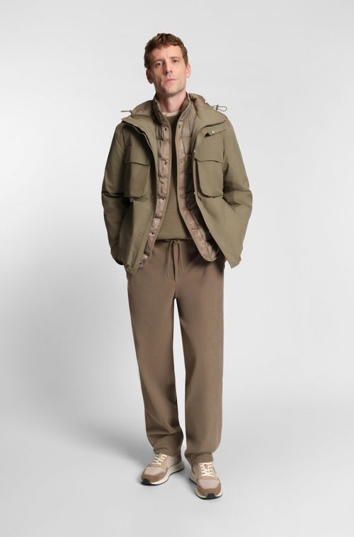 Suéter De Modelagem Regular Com Nervuras De Veludo Cotelê