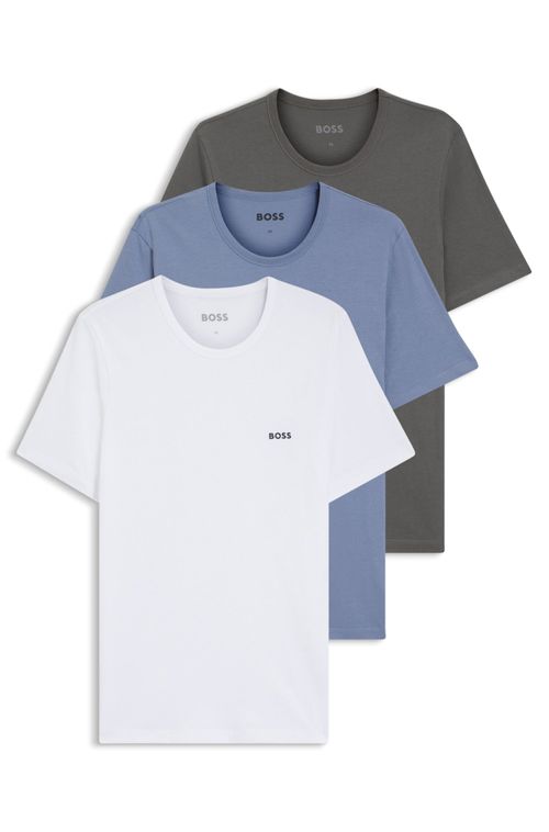 Pack De Três Camisetas Em Algodão