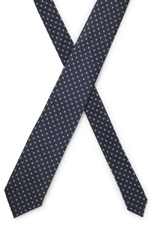 Gravata De Mistura De Seda Com Padrão Jacquard