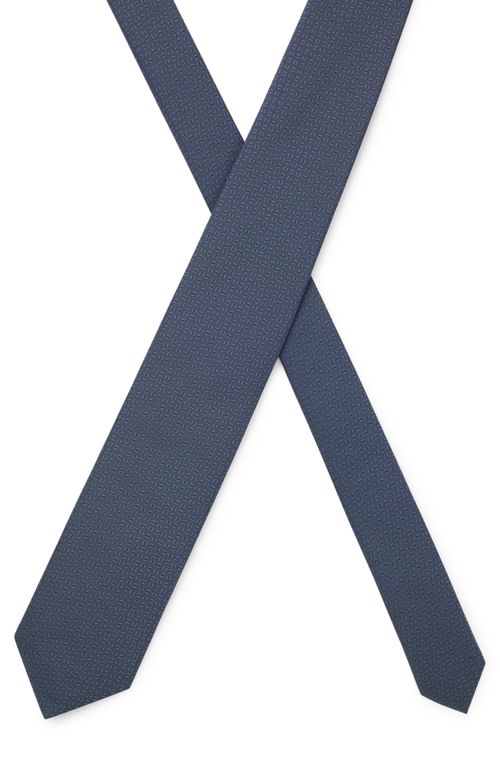 Gravata Com Padrão Jacquard Misturada Com Seda