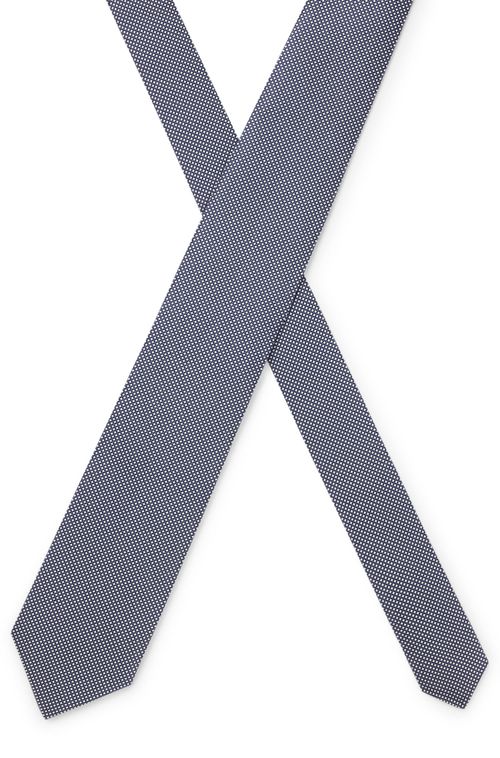 Gravata Em Jacquard De Seda Com Micropadrão