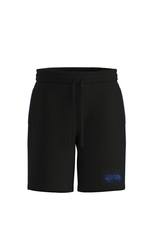 Shorts De Algodão De Ajuste Regular