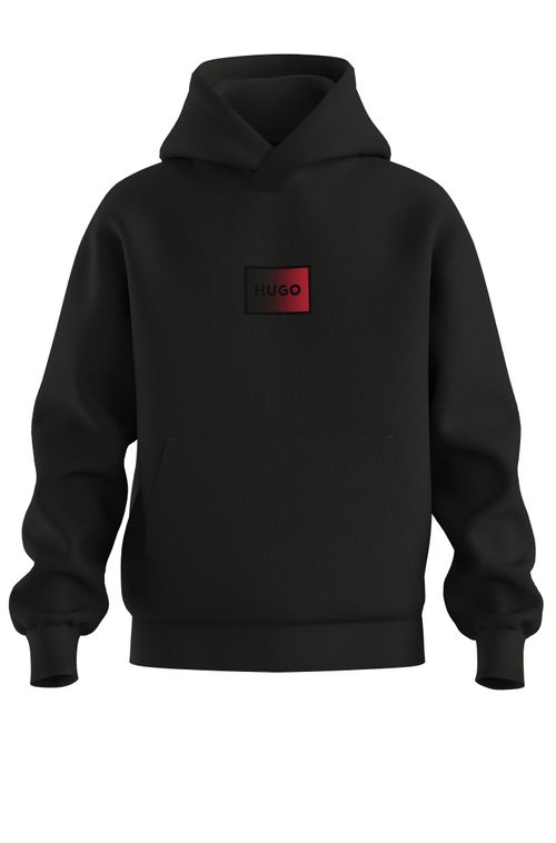 Moletom Com Capuz Em Algodão Com Logo Em Degradé