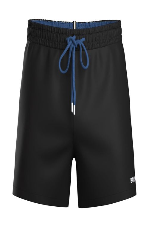 Shorts De Banho De Secagem Rápida Com Detalhe De Logo