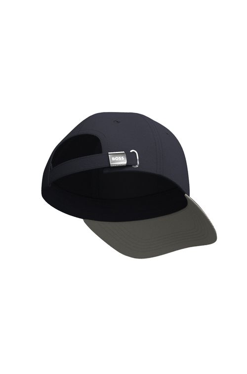 Boné Em Sarja De Algodão Com Logo Impresso