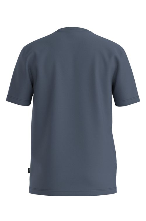 Camiseta Em Jersey De Algodão Com Detalhe De Logo